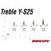 Гачок трійник Decoy Y-S25 Treble Гачок трійник Decoy Y-S25 Treble