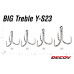 Крючок тройник Decoy Y-S23 Big Treble