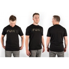 Футболка Fox T-Shirt Camo Print Logo Black