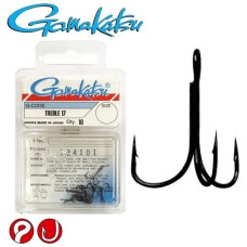 Крючок тройник Gamakatsu Treble 17 Black