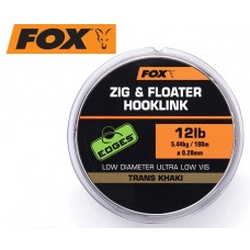 Поводочный материал зиг-риг FOX Zig and Floater Hooklink