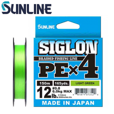 Шнур Sunline Siglon PEx4 150m fluogreen