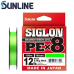 
Sunline Siglon PEх8: PE#0.4 0.108mm 2.9kg
Sunline Siglon PEх8: PE#0.5 0.121mm 3.3kg
Sunline Siglon PEх8: PE#0.6 0.132mm 4.5kg
Sunline Siglon PEх8: PE#0.8 0.153mm 6kg
Sunline Siglon PEх8: PE#1.0 0.171mm 7.7kg
Sunline Siglon PEх8: PE#1.2 0.187mm 9.2kg
Sunline Siglon PEх8: PE#1.5 0.209mm 11kg
Sunline Siglon PEх8: PE#1.7 0.223mm 13kg
Sunline Siglon PEх8: PE#2.0 0.242mm 15.5kg